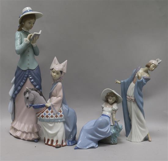 Four Lladro figurines